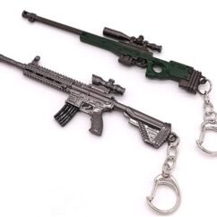 Wholesale Combat Battle Rifle Gun Alloy Key Chain