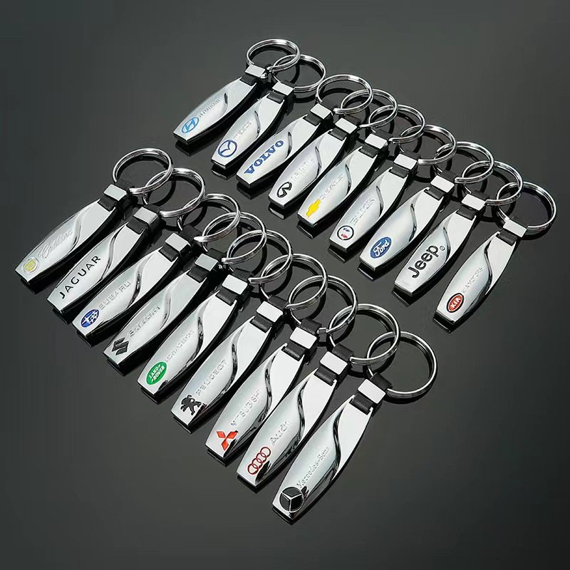 Wholesale various automotive metal keychains pendants small gifts car logos keychains