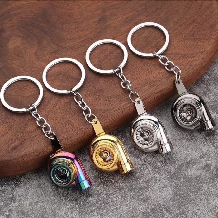 Turbo Keychain Good Stock Alloy Metal Car Keychain for Souvenir Gift Enamel Printing Wholesale Metal