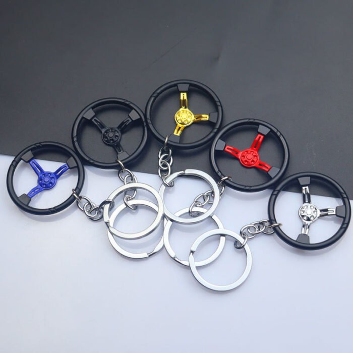 Key Chain Key Fob Car Steering Wheel Keychain Keyring Car Accessories - Image 6
