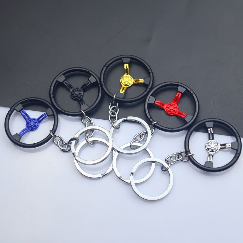 Key Chain Key Fob Car Steering Wheel Keychain Keyring Car Accessories - Image 6