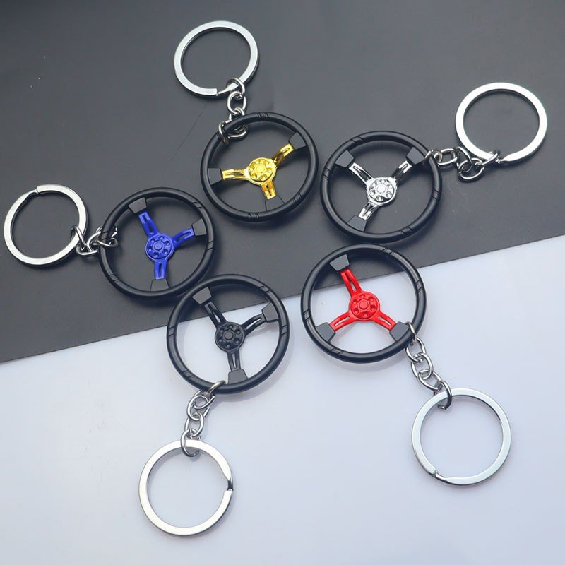 Key Chain Key Fob Car Steering Wheel Keychain Keyring Car Accessories - Image 5