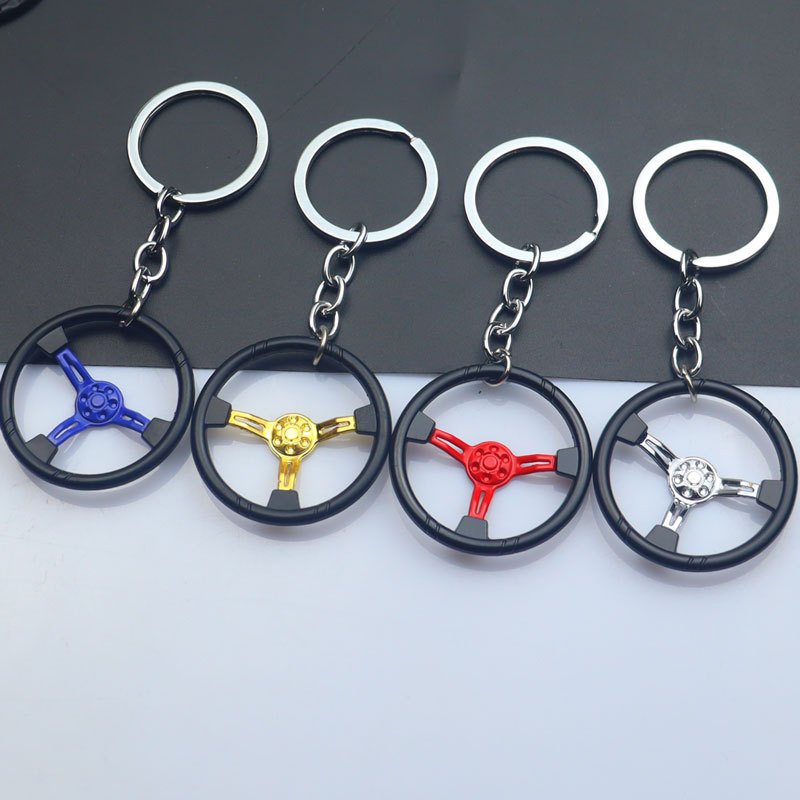 Key Chain Key Fob Car Steering Wheel Keychain Keyring Car Accessories - Image 4