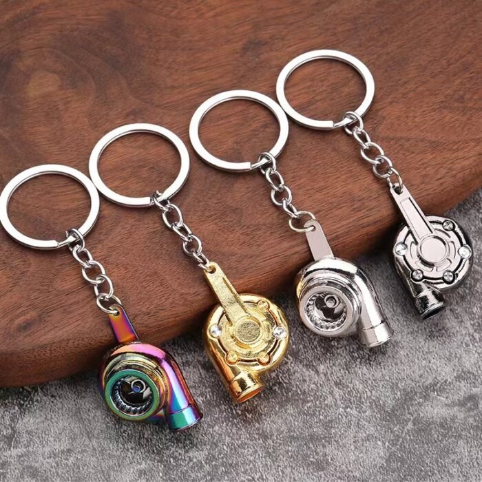 Turbo Keychain Good Stock Alloy Metal Car Keychain for Souvenir Gift Enamel Printing Wholesale Metal - Image 6