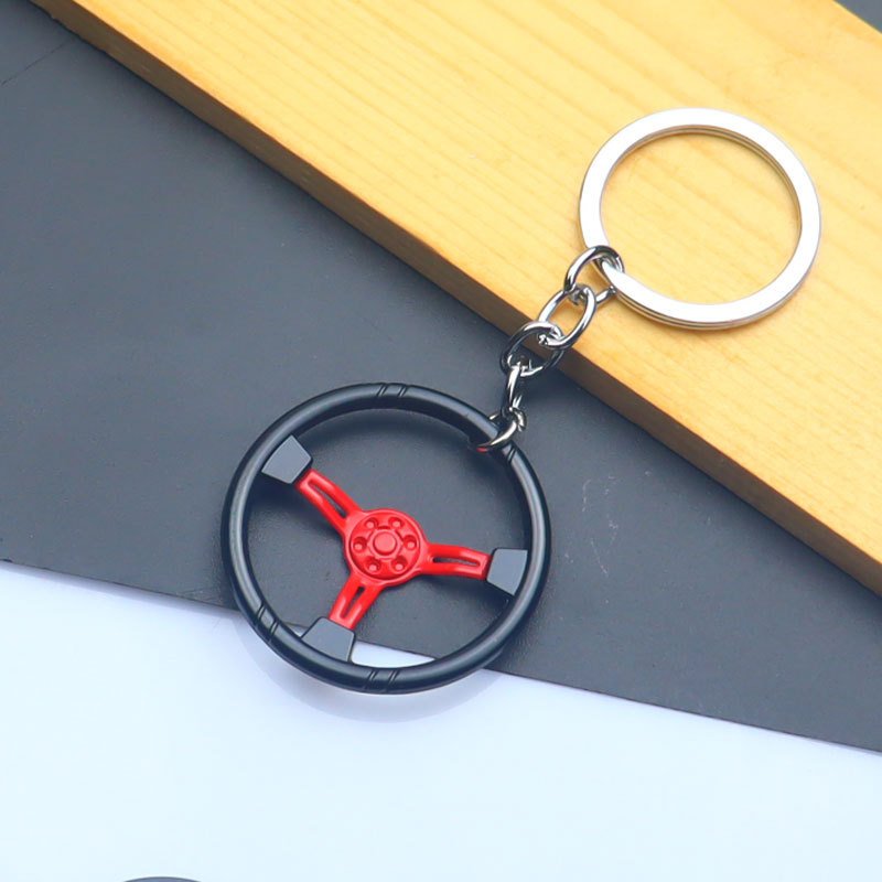 Key Chain Key Fob Car Steering Wheel Keychain Keyring Car Accessories - Image 2