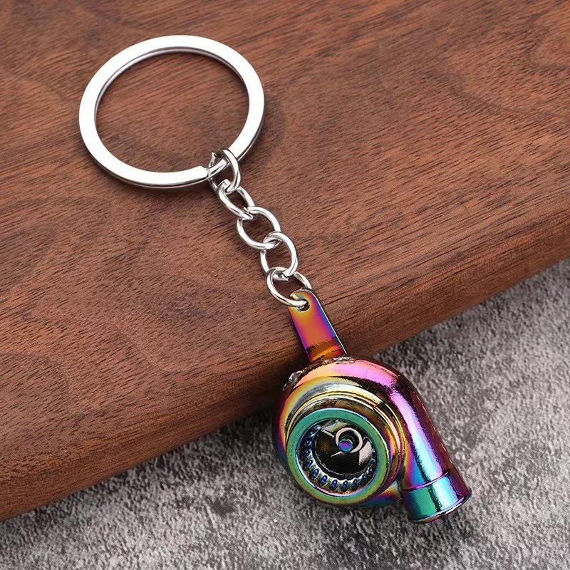 Turbo Keychain Good Stock Alloy Metal Car Keychain for Souvenir Gift Enamel Printing Wholesale Metal - Image 2