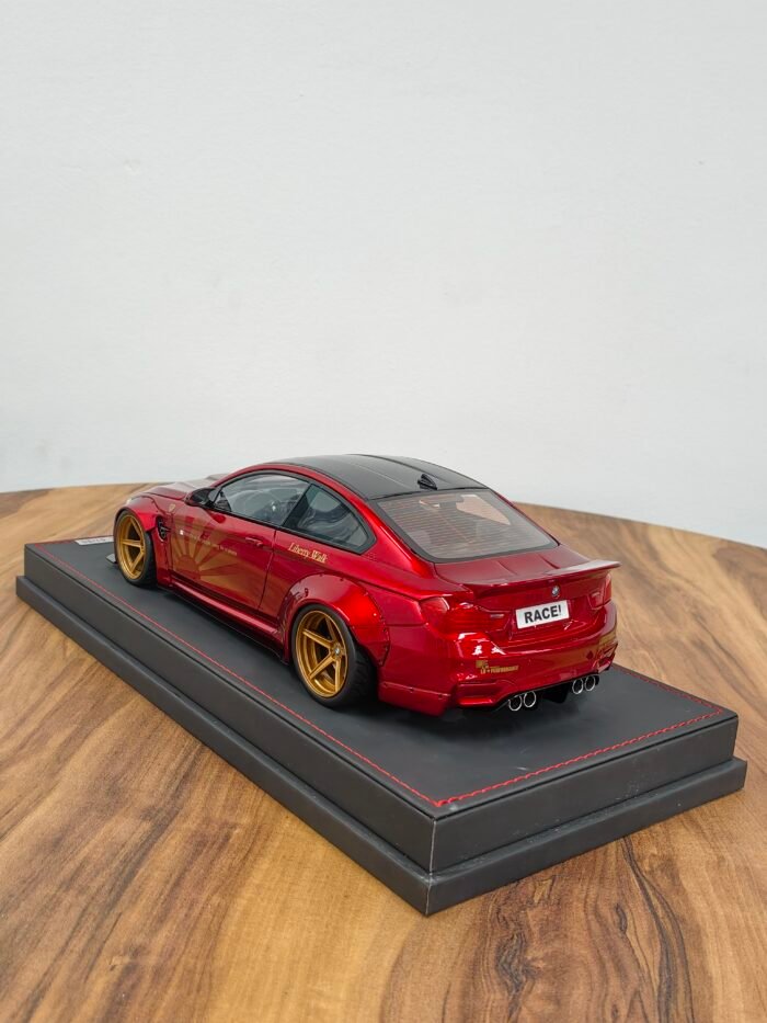 BMW M4  Liberty Walk 1:18 Red - Image 4
