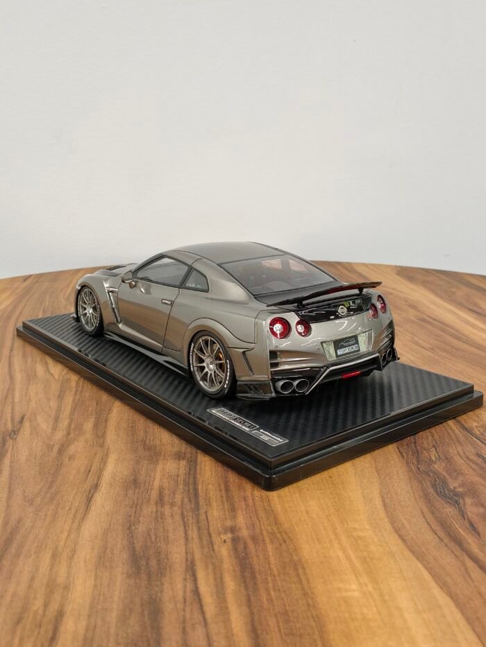 Nissan Top Secret GT-R (R35) 1:18 Gun Metallic - Image 4