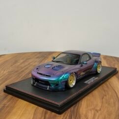 Mazda RX7 FD3s Rocket Bunny 1:18 Metallic Blue
