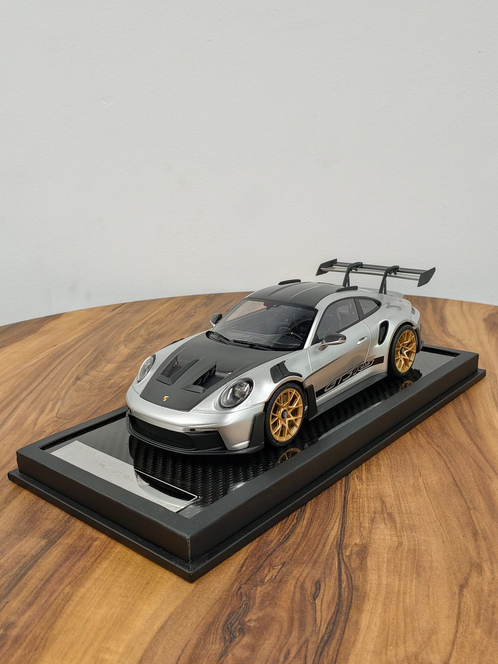 Porsche 911 GT3 RS Silver 1:18