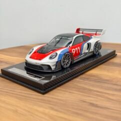 Porsche Gt3rs Rennsport Reunion Decals 1:18 White & Red & Blue