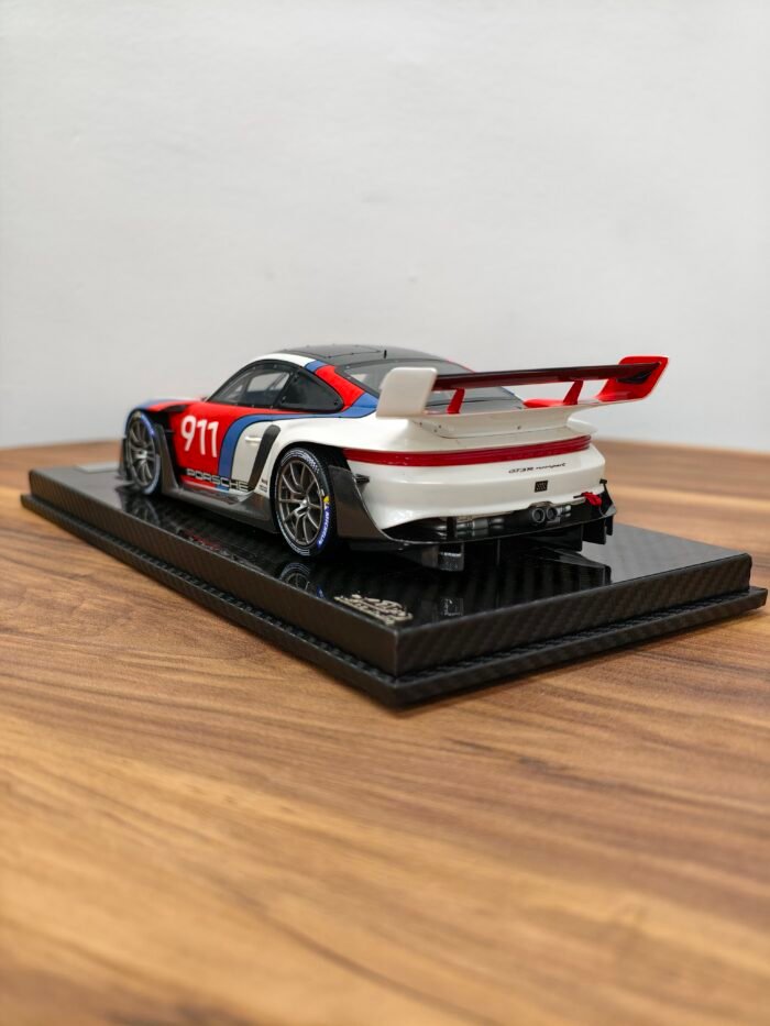 Porsche Gt3rs Rennsport Reunion Decals 1:18 White & Red & Blue - Image 4