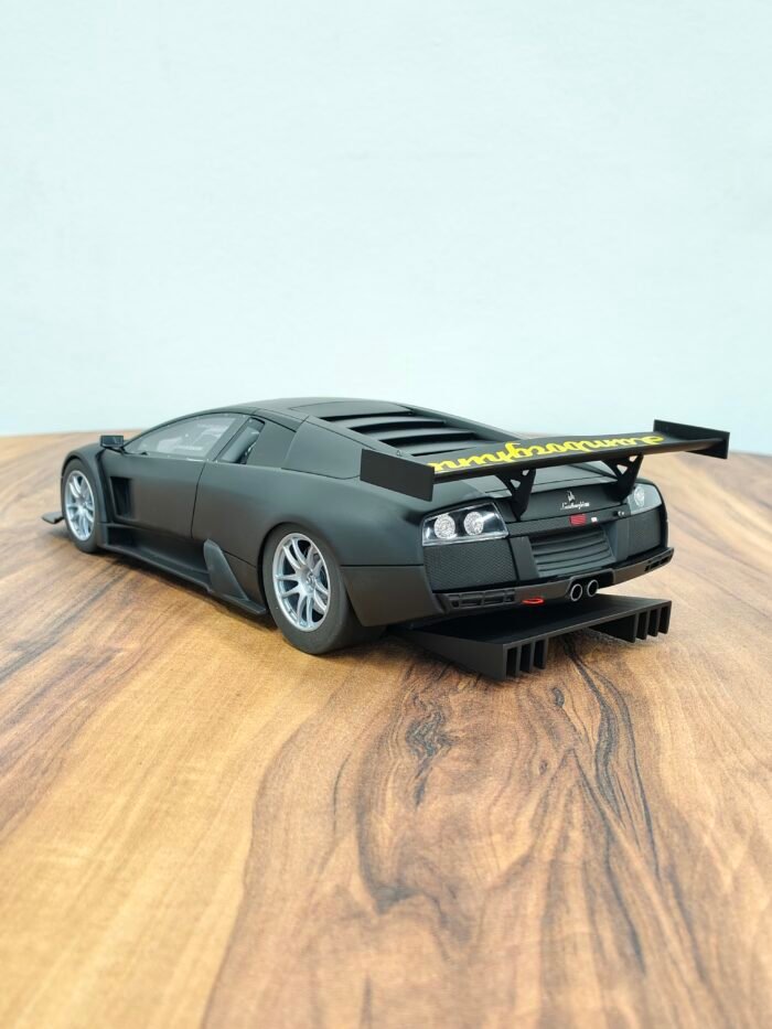 KYOSHO ORIGINAL 1/18scale Lamborghini Murcielago R-GT Matte Black [No.KSR18505BK] - Image 4