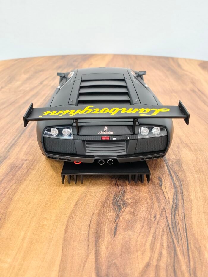 KYOSHO ORIGINAL 1/18scale Lamborghini Murcielago R-GT Matte Black [No.KSR18505BK] - Image 5
