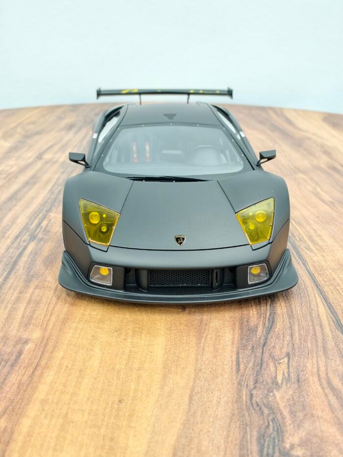 KYOSHO ORIGINAL 1/18scale Lamborghini Murcielago R-GT Matte Black [No.KSR18505BK] - Image 6