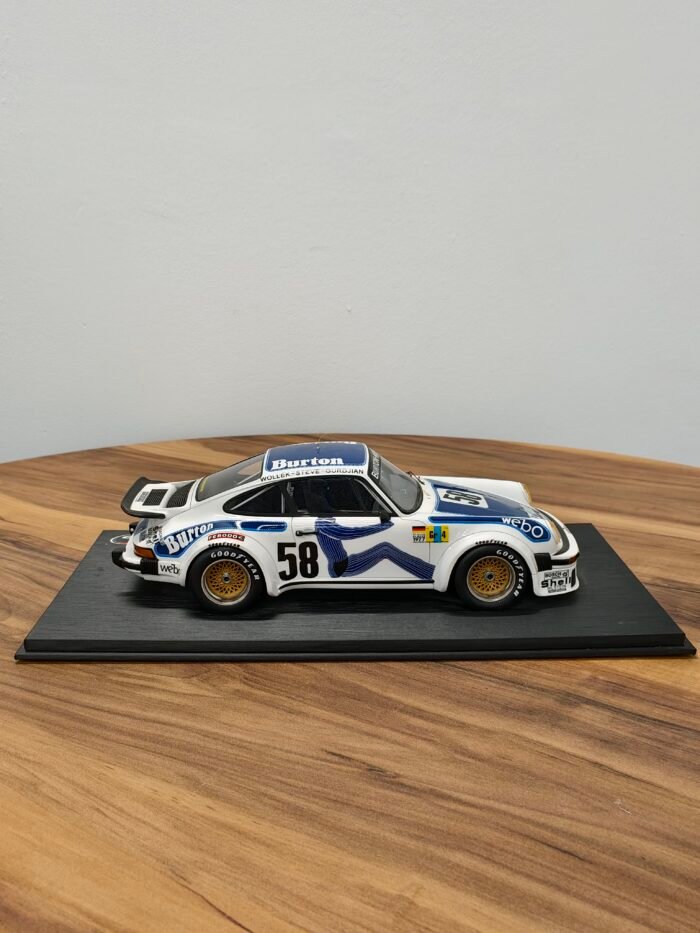 Porsche Burton Gurdjian Steve Wollek 58 White 1:18 - Image 3