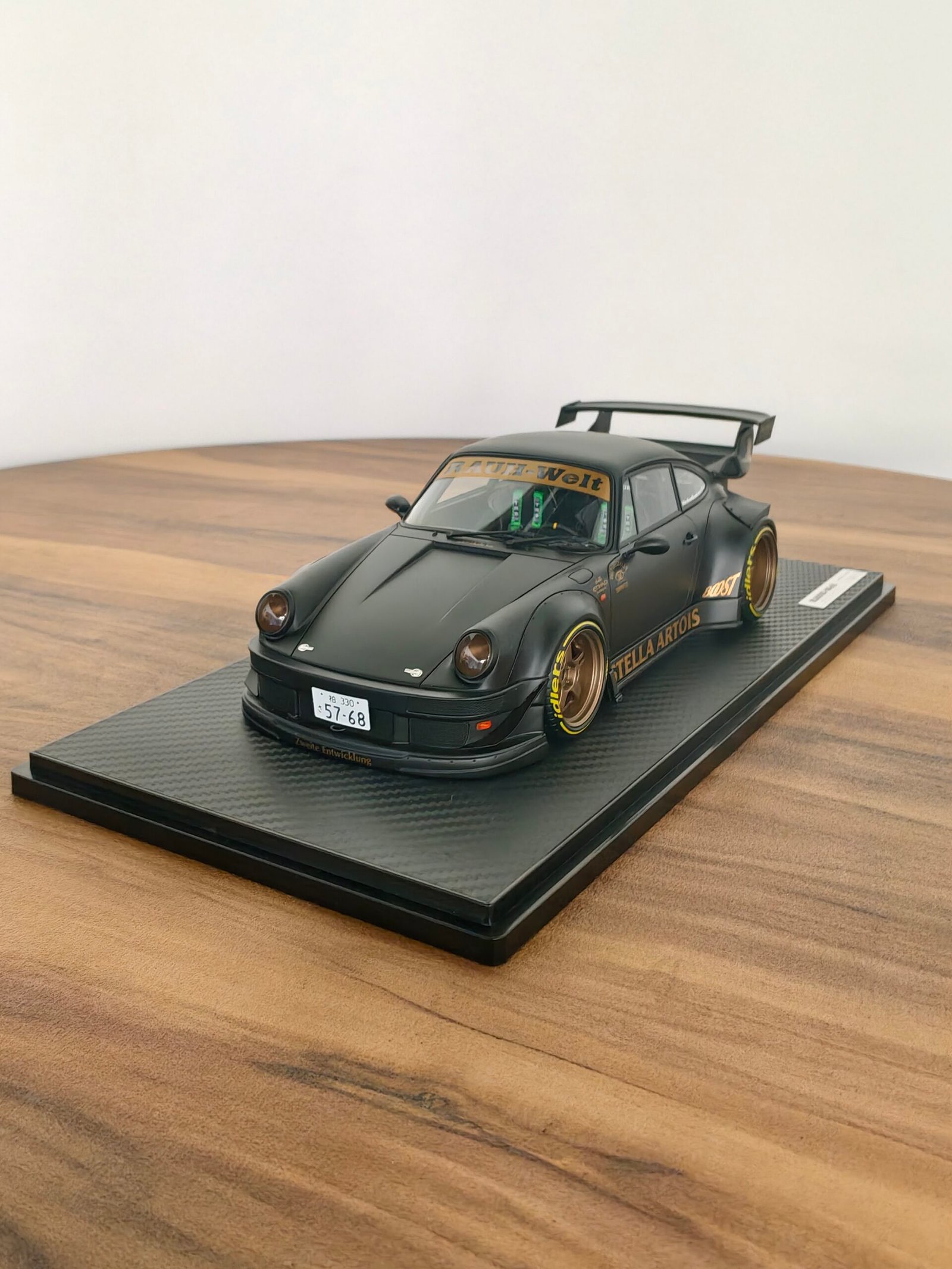Porsche RWB 964 Matte Black 1:18