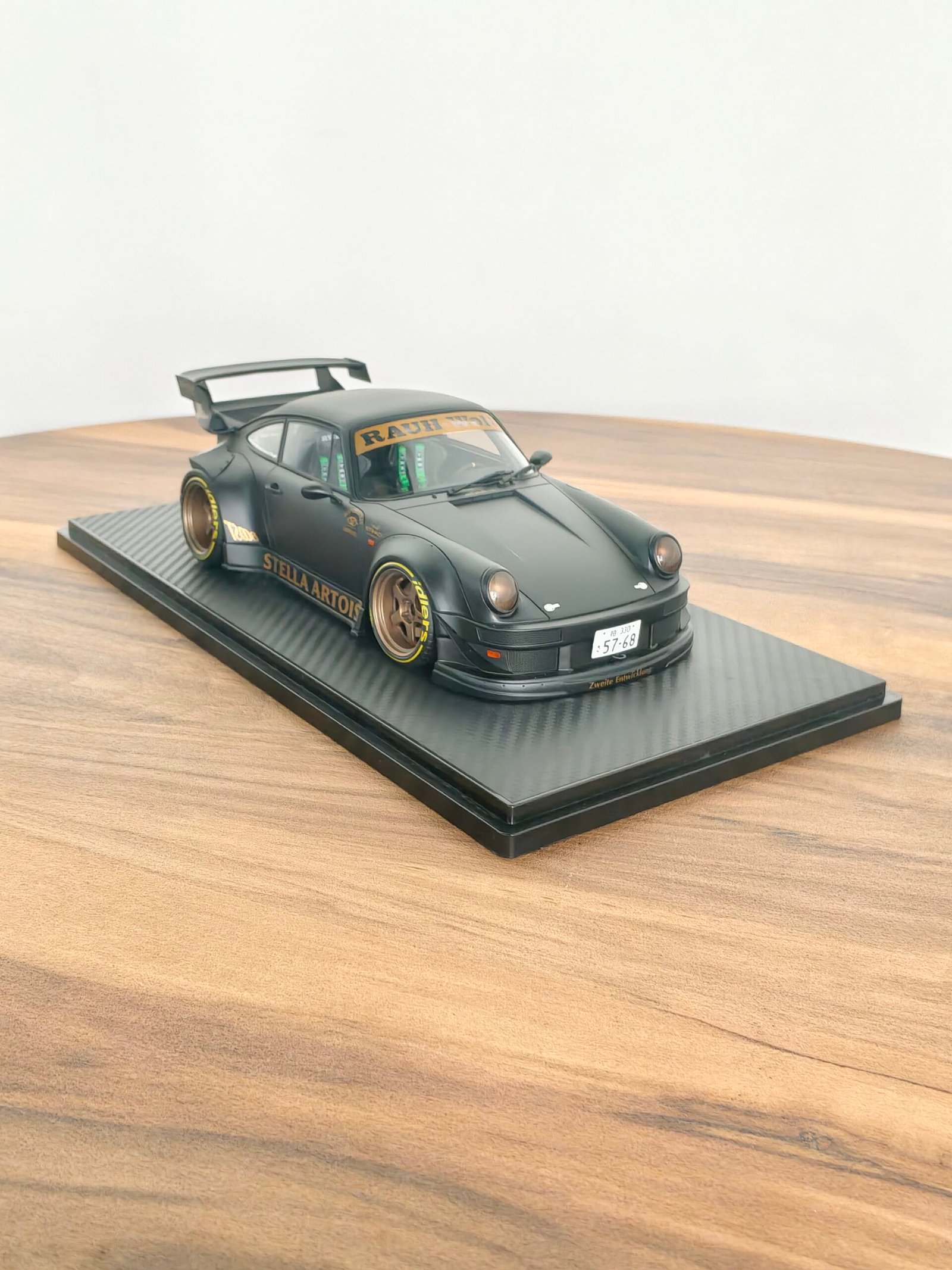 Porsche RWB 964 Matte Black 1:18 - Image 4