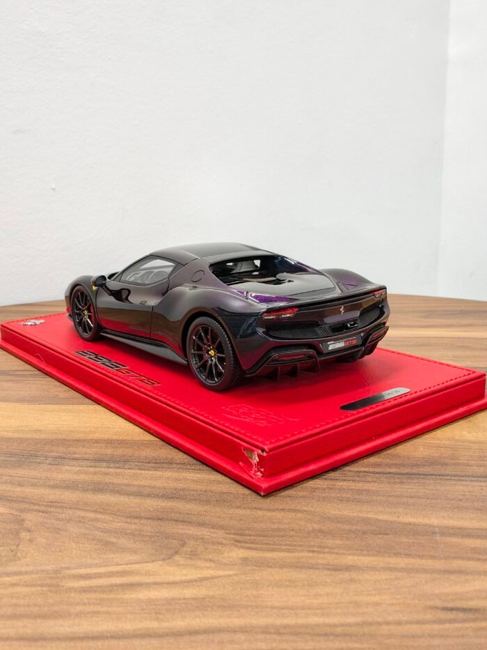 Ferrari 296 GTB 1:18 Blue - Image 4
