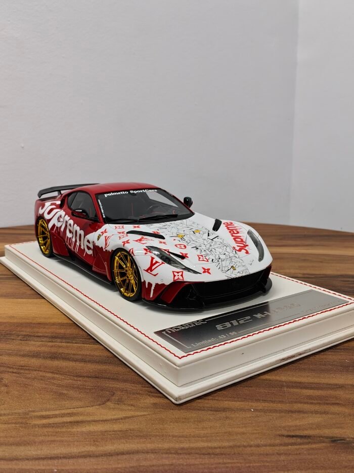 Ferrari 812 N-Largo (Red&White) 1:18 - Image 2