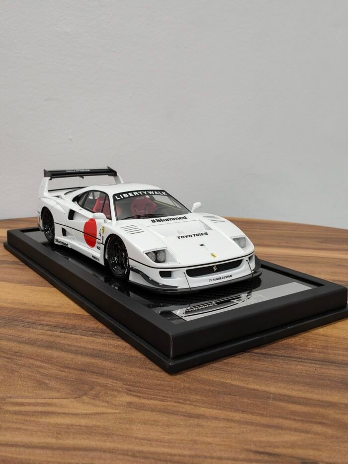 Ferrari Vip18041 F40 1:18 Pearl White Decals - Image 2