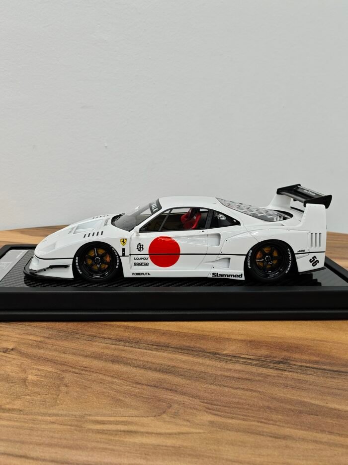 Ferrari Vip18041 F40 1:18 Pearl White Decals - Image 3