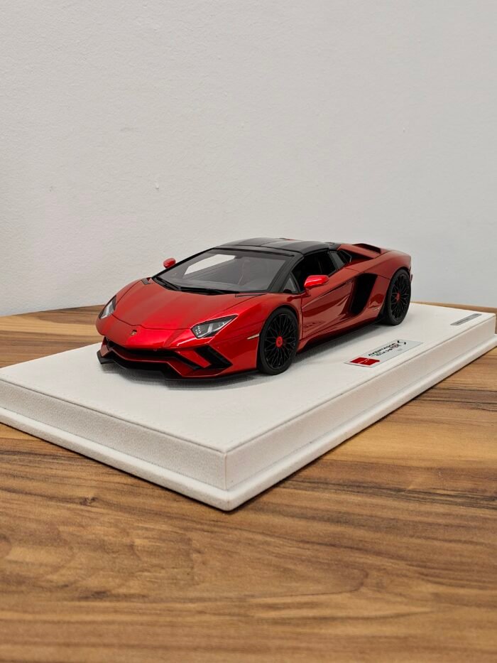 Lamborghini Aventador S Roadster 2017 Red 1:18