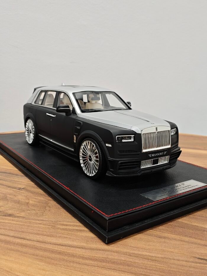 Rolls Royce Ghost 1:18 Silver Metallic Black - Image 2