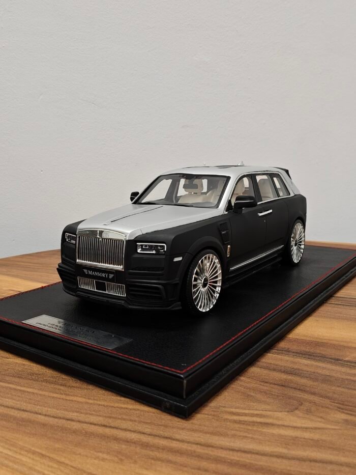 Rolls Royce Ghost 1:18 Silver Metallic Black