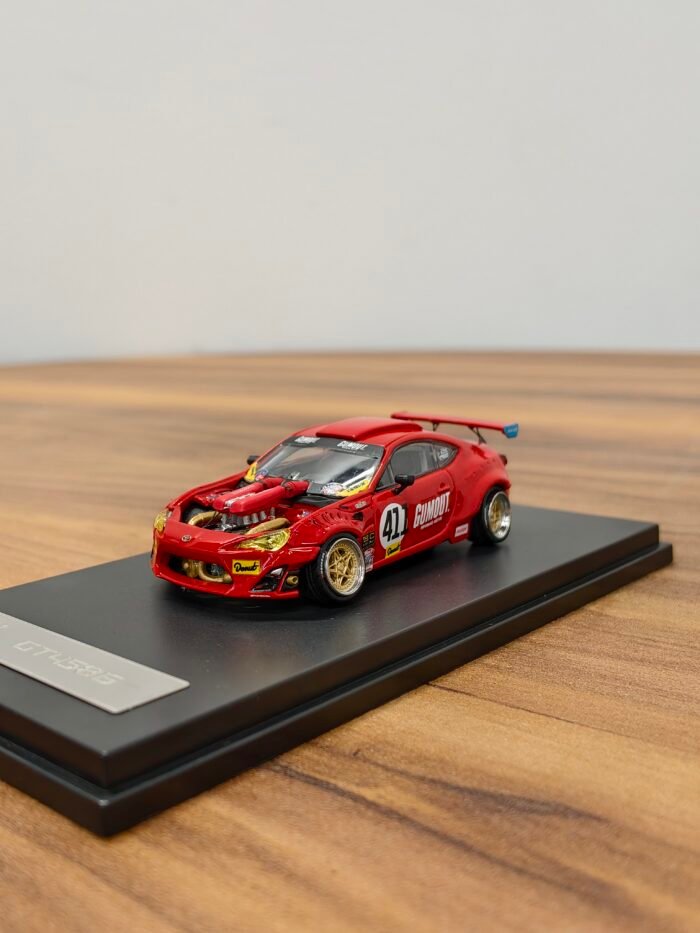Toyota GT4586 1:64 Red