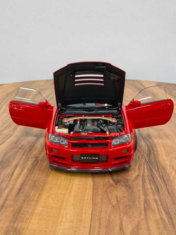 Nissan Skyline GT-R (R34) Red 1:18 - Image 7