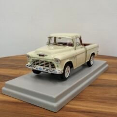 55 Chevy 3100 Cameo (White) 1:18