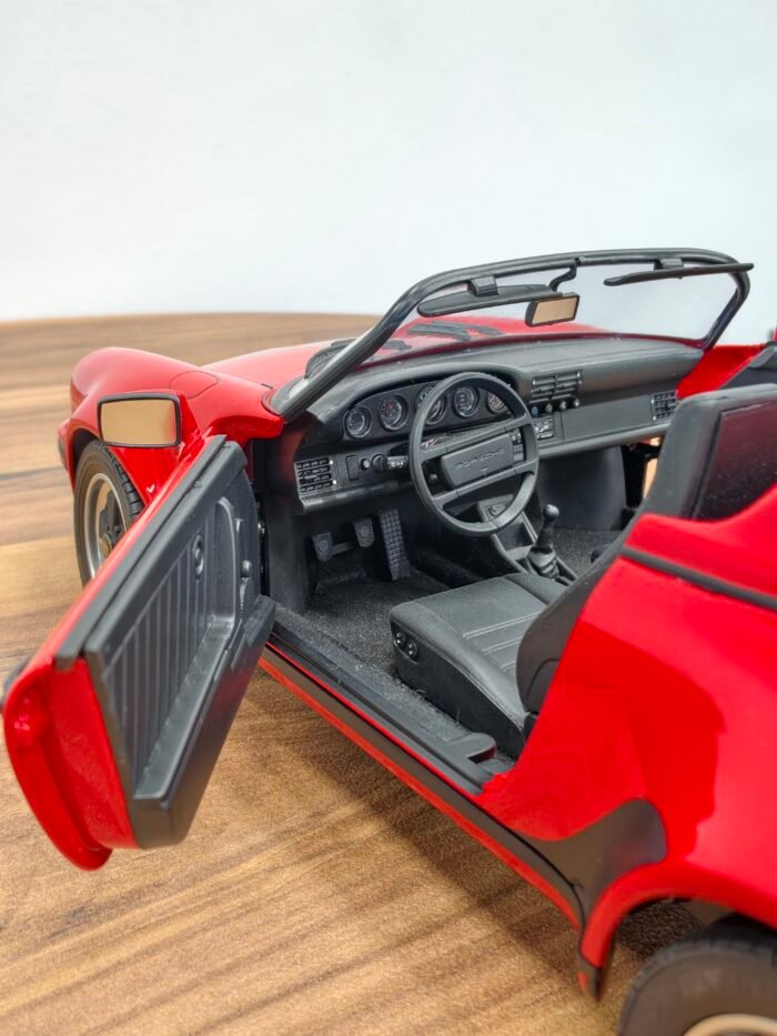 Porsche 911 Speedster 1989 Indischrot/Scharz (Red) 1:12 - Image 5