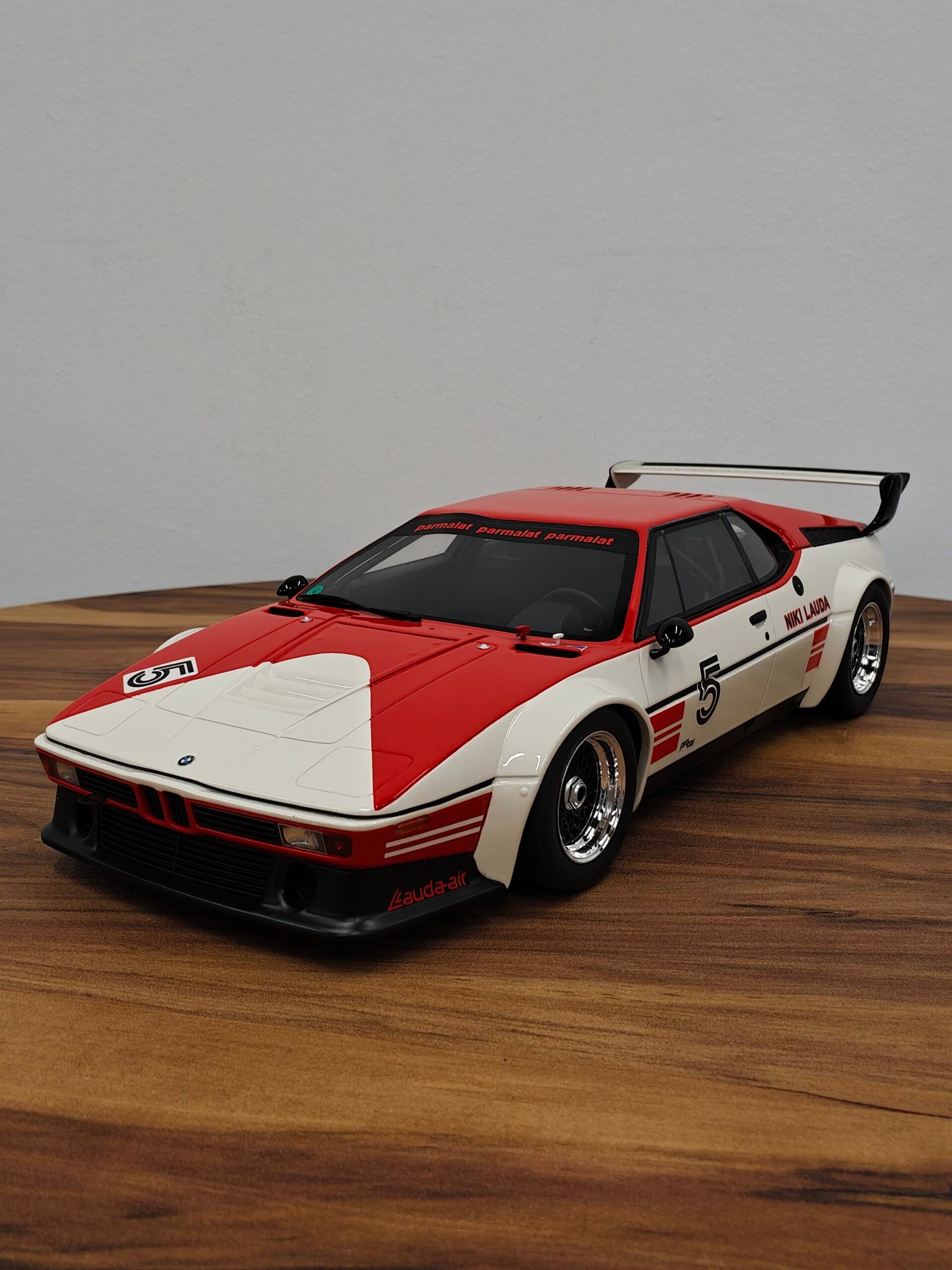 BMW M1 PROCAR #5 Niki Lauda Pro Car Series 1975 (Winner) Scale 1/12