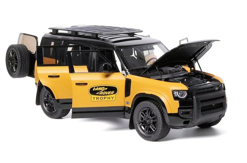 Land Rover Defender 110 Yellow 1:18 Land Rover Defender 110 Yellow 1:18 - Image 3