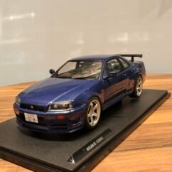 Nissan R34 GTR 1999 Purple 1:18