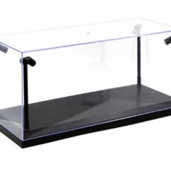 Acrylic LED Display Case, Black - ModelToyCars - 1/18 Scale Display Case for Diecast Cars