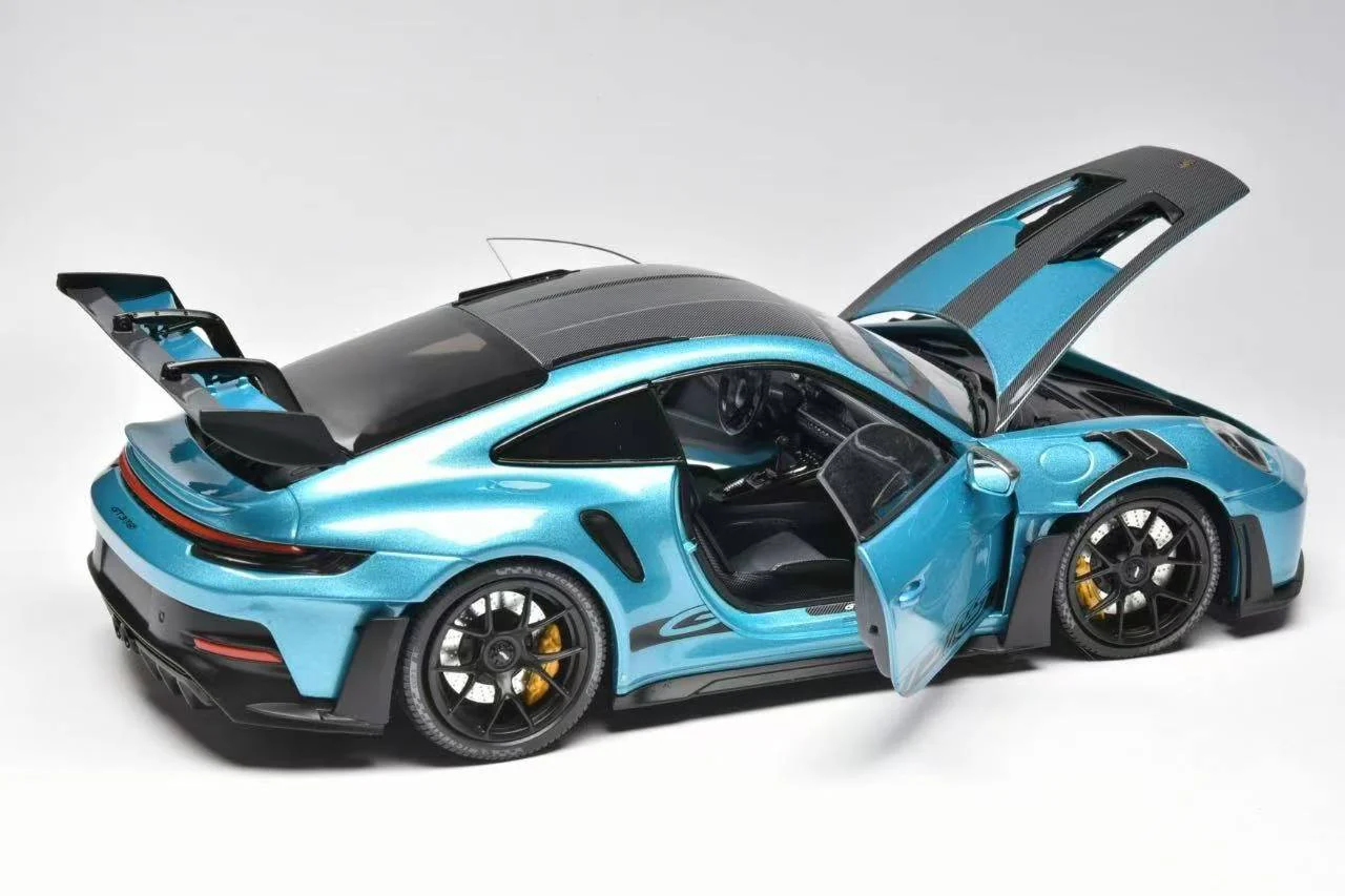 Porsche 911 (992) GT3 RS (Ipanema Metallic Blue) Diecast Car Model Exclusive Scale 1/18 Minichamps Porsche 911 (992) GT3 RS (Ipanema Metallic Blue) Diecast Car Model Exclusive Scale 1/18 Minichamps - Image 9