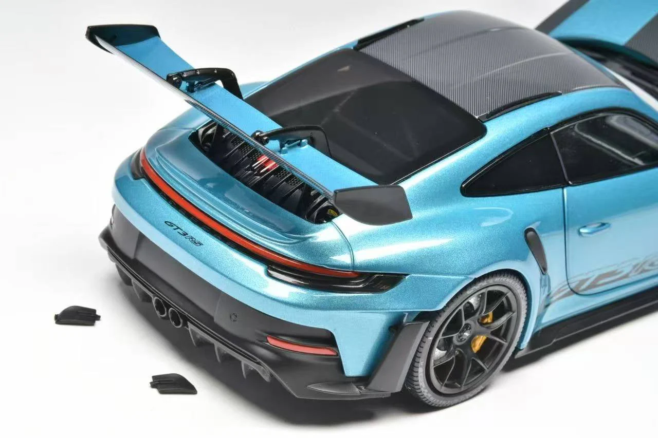 Porsche 911 (992) GT3 RS (Ipanema Metallic Blue) Diecast Car Model Exclusive Scale 1/18 Minichamps Porsche 911 (992) GT3 RS (Ipanema Metallic Blue) Diecast Car Model Exclusive Scale 1/18 Minichamps - Image 5