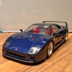 Ferraari F40 1987 Bleu Metallic 1:12